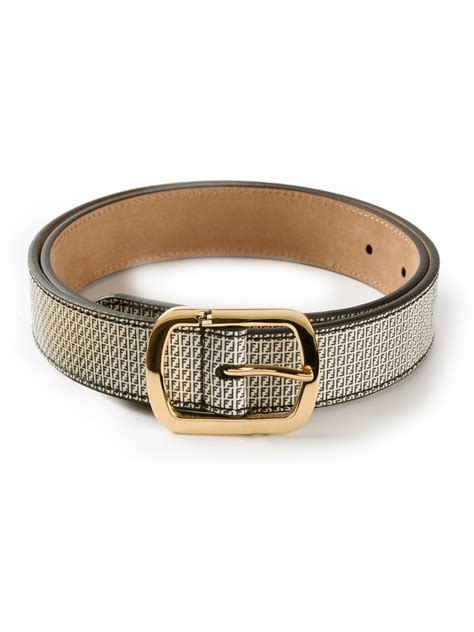 fendi forever logo belt|Fendi belt white and grey.